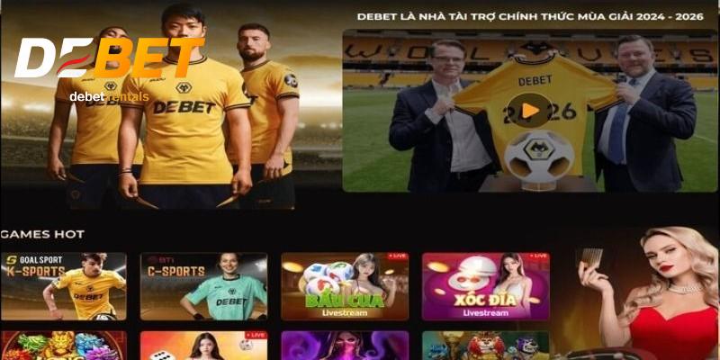 DEBET 4 Giới thiệu nhà cái Debet